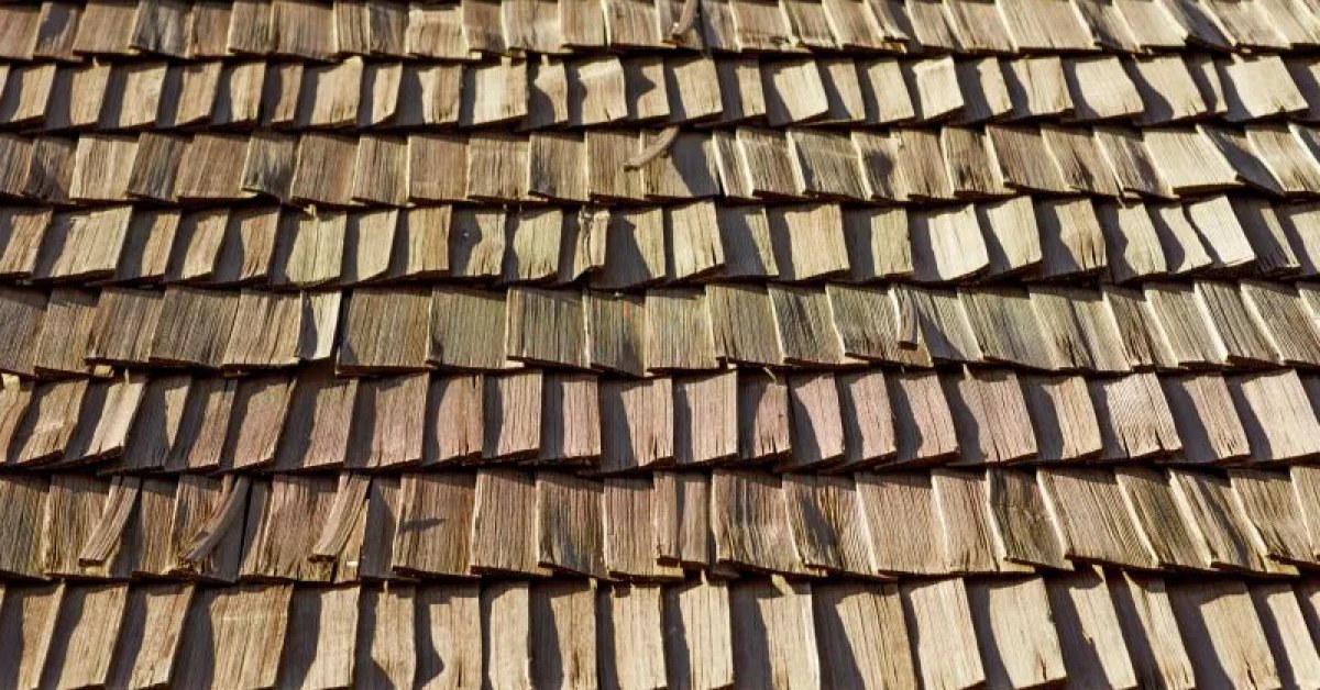 Wood shake roof on a residential home in San Antonio, TX